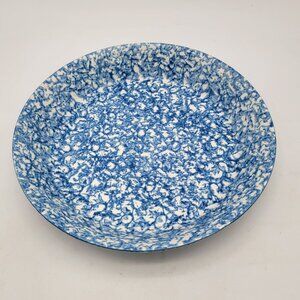 Royal Cumberland for Royal Copenhagen Blue & White Speckled Serving Bowl